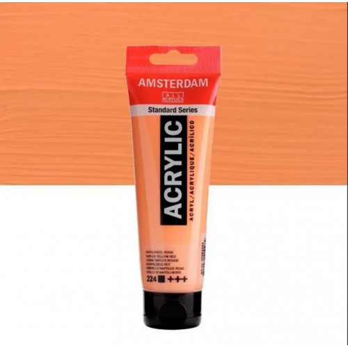 Acrílico 120 ml Amarillo Nápoles Rojizo
