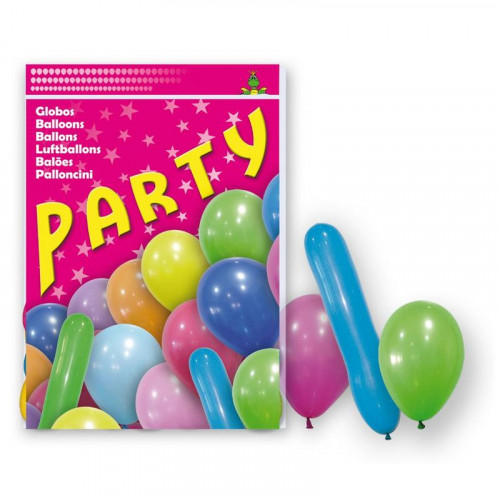 Bolsa de Globos Surtidos 80 Unidades