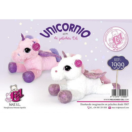 Peluche de Unicornio en Colores Surtidos