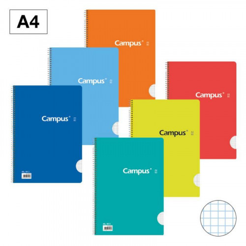 Bloc de Espiral Campus A4 Tapa Básica...