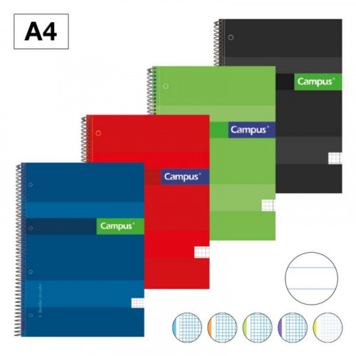 Bloc Espiral Campus A4 Tapa Extradura...