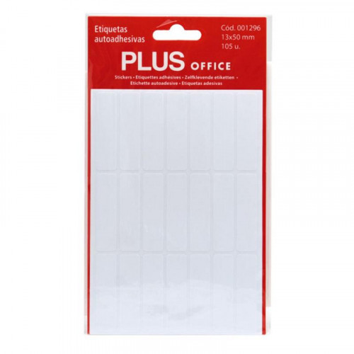 Etiquetas Autoadhesivas Blancas 13x50 mm