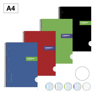Bloc Espiral Campus A4 Tapa...