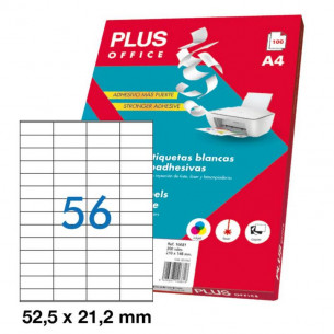 Etiqueta A4 52,5x21 mm 10691