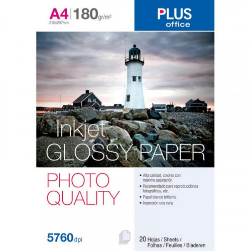 Papel Fotográfico A4 Glossy Brillante...