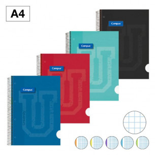 Bloc Espiral Campus A4 Tapa...