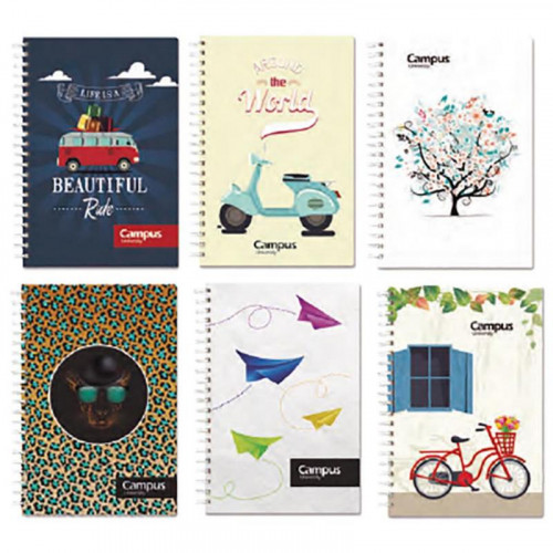 Libreta 140x210 mm 68 Hojas Tapa Basica