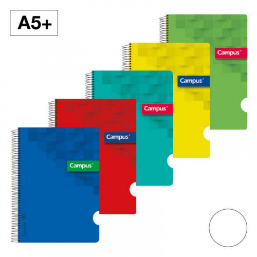 Bloc Espiral Campus A5+ con Tapa de...
