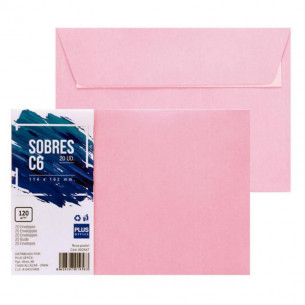 Sobres Plus 114x162 mm Rosa...