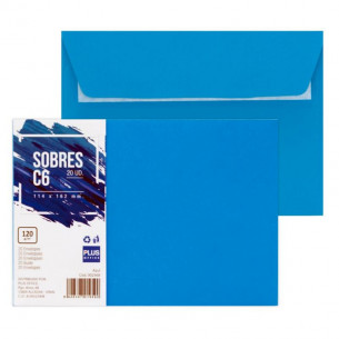 Sobre Plus 114x162 mm Azul...