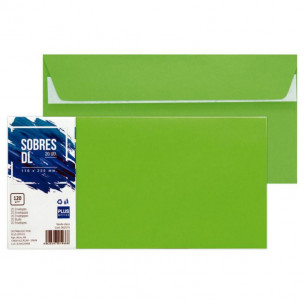 Sobre Plus 110x220 mm Verde...