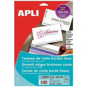 Tarjetas de Visita Apli A4...