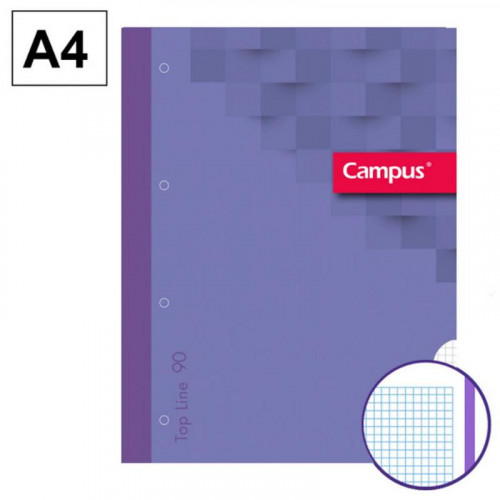 Recambio Encolado Campus A4 80 Hojas...
