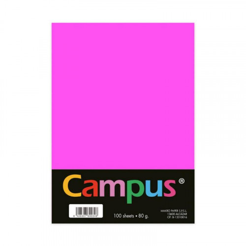Papel A4 de 80 g/m² 100 Hojas Rosa Neón