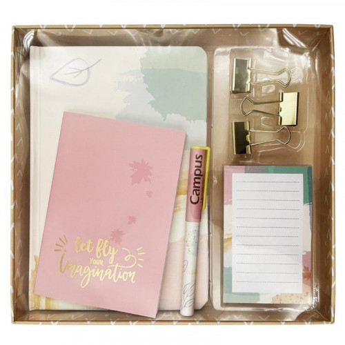 Set Escrito Campus Pastel 7 Unidades