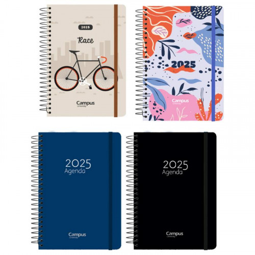 Agenda Anual 2025 A6 con Tapa de...