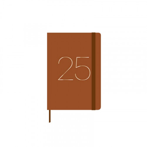 Agenda Anual 2025 A6 Naranja
