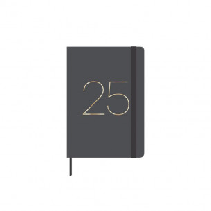 Agenda Anual 2025 A6 Gris