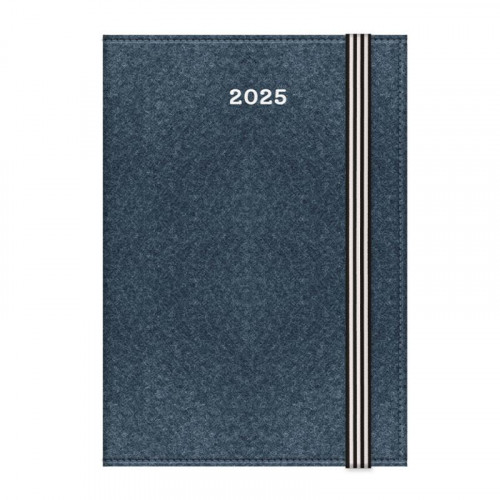Agenda Anual 2025 Formato A5 Azul