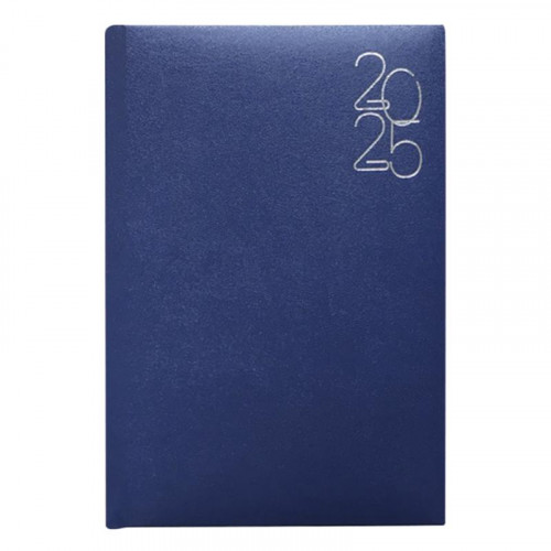 Agenda Anual 2025 A5 con Tapa Azul