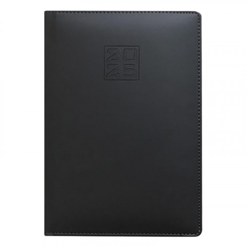 Agenda 2025 150x210 mm de PVC Negra