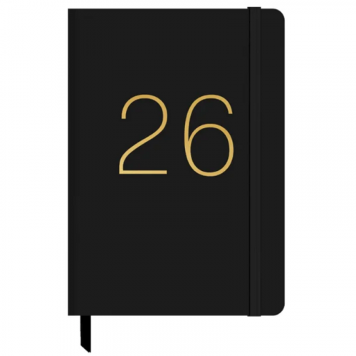 Agenda Anual 2026 Tapa PU Plain A6...