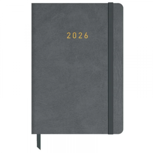 Agenda Anual 2026 de Polipiel Liso A6...