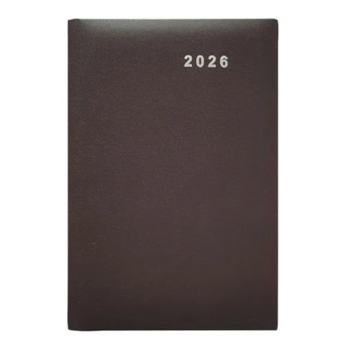 Agenda 2026 150x210 mm PVC Basic Marrón