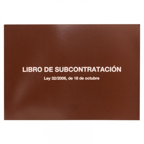 Libro de Subcontratación