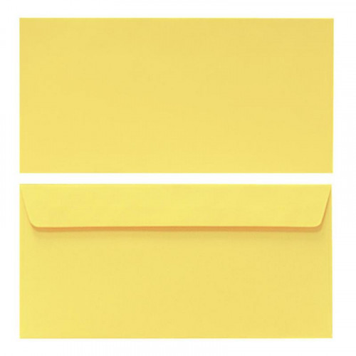 Sobre DL 110x220 mm Amarillo 25 Unidades