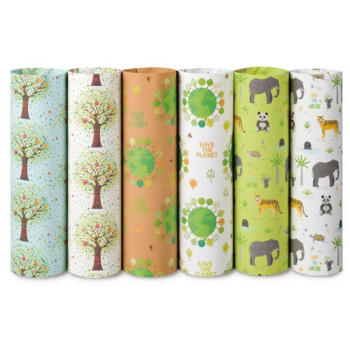 Papel de Regalo Planet 0.70x3 metros