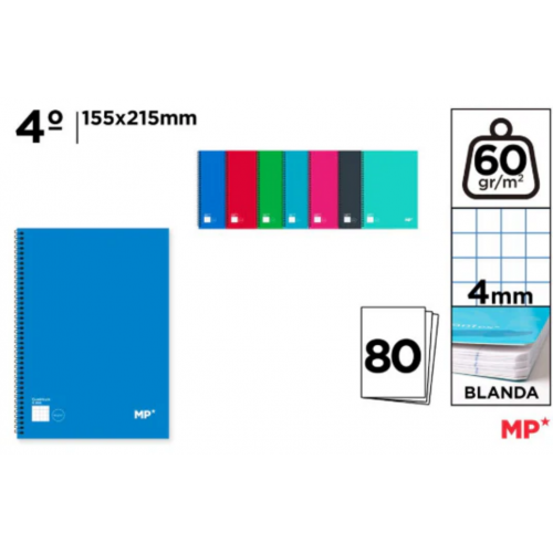 Bloc A5 Tapa Blanda 80 Hojas con...