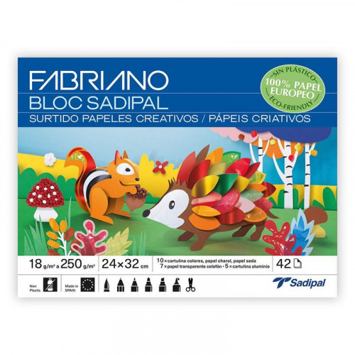 Bloc Multitécnica 42 Hojas Fabriano...