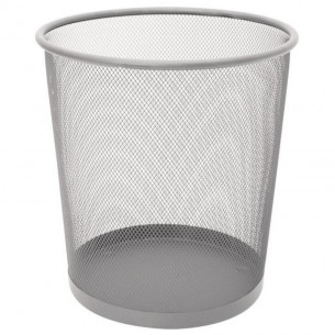 Papelera de Rejilla 508 Plata