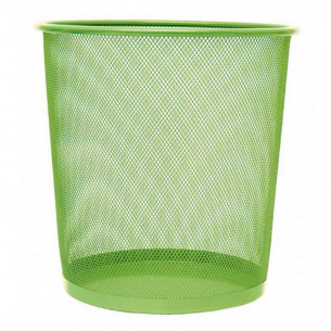 Papelera de Rejilla Verde