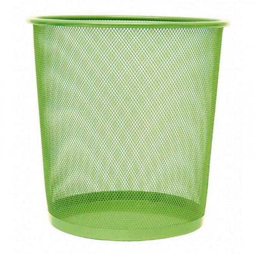Papelera de Rejilla Verde