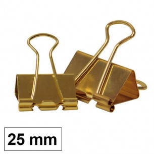 Pinza Reversible 25 mm Dorada