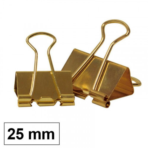 Pinza Reversible 25 mm Dorada
