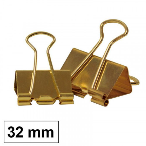 Pinza Reversible 30 mm Dorada 12...