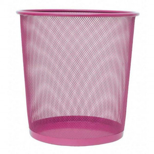 Papelera de Rejilla Rosa