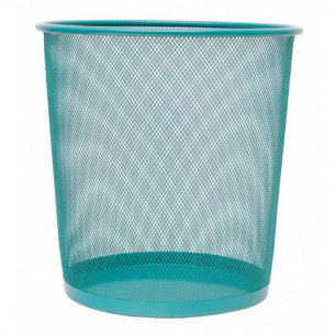 Papelera de Rejilla Turquesa