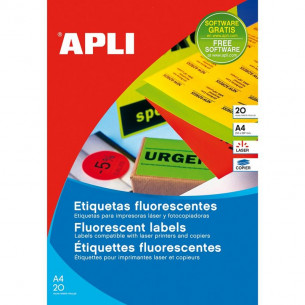 Etiquetas Apli Fluorescente...