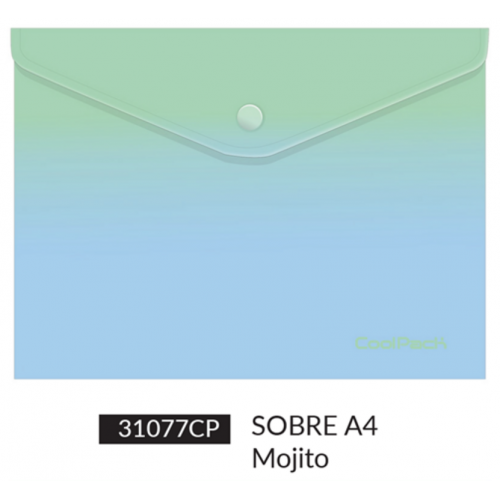 Sobre con Broche A4 Mojito 31077CP