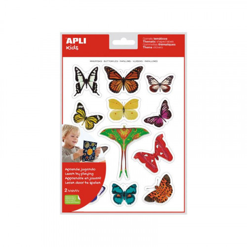 Gomets en forma de Mariposas 2 Hojas...