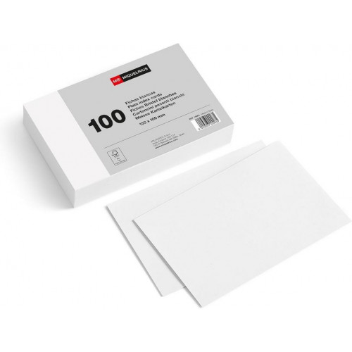 Paquete de Fichas Lisas 160x215 mm...