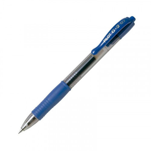 Bolígrafo de Tinta Gel Pilot G-2 Azul