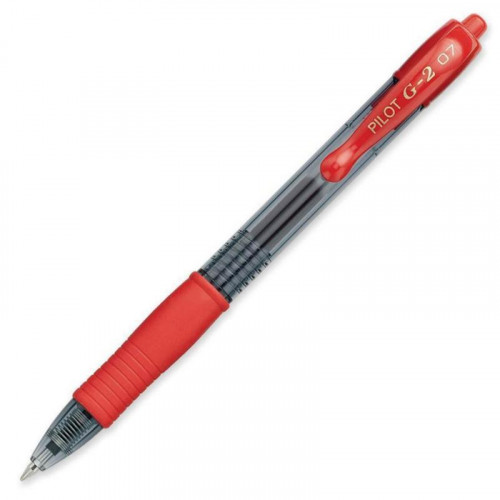 Bolígrafo de Tinta Gel Pilot G-2 Rojo