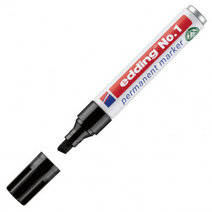 Marcador Edding Número 1 Negro