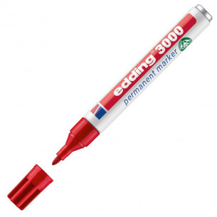 Marcador Edding 3000 Rojo...