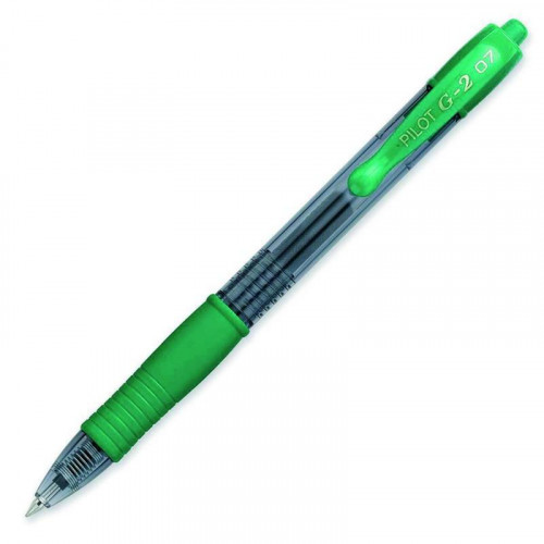 Bolígrafo de Tinta Gel Pilot G-2 Verde